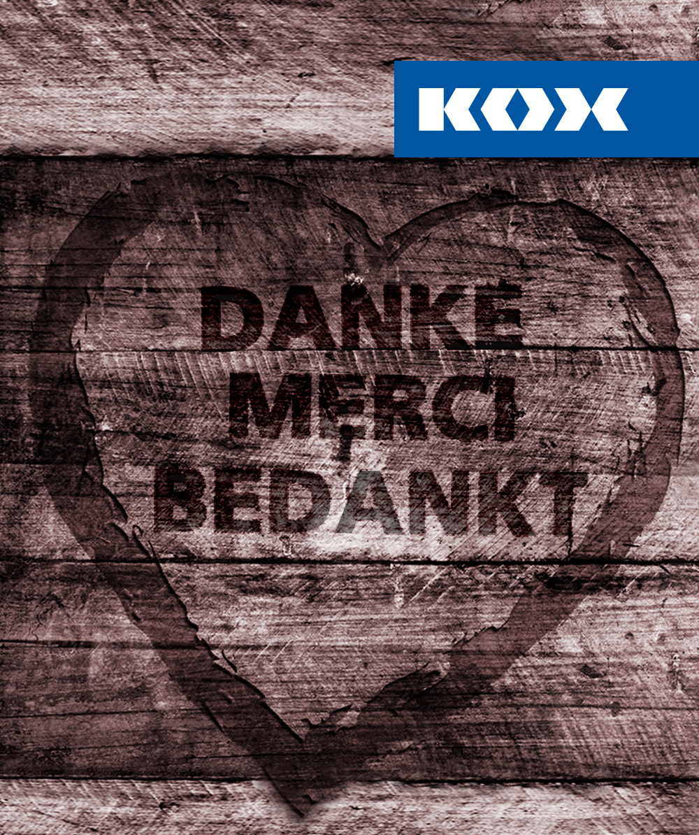 KOX Geschenk-Gutschein, Herzlichen Dank, XXDEGV-4