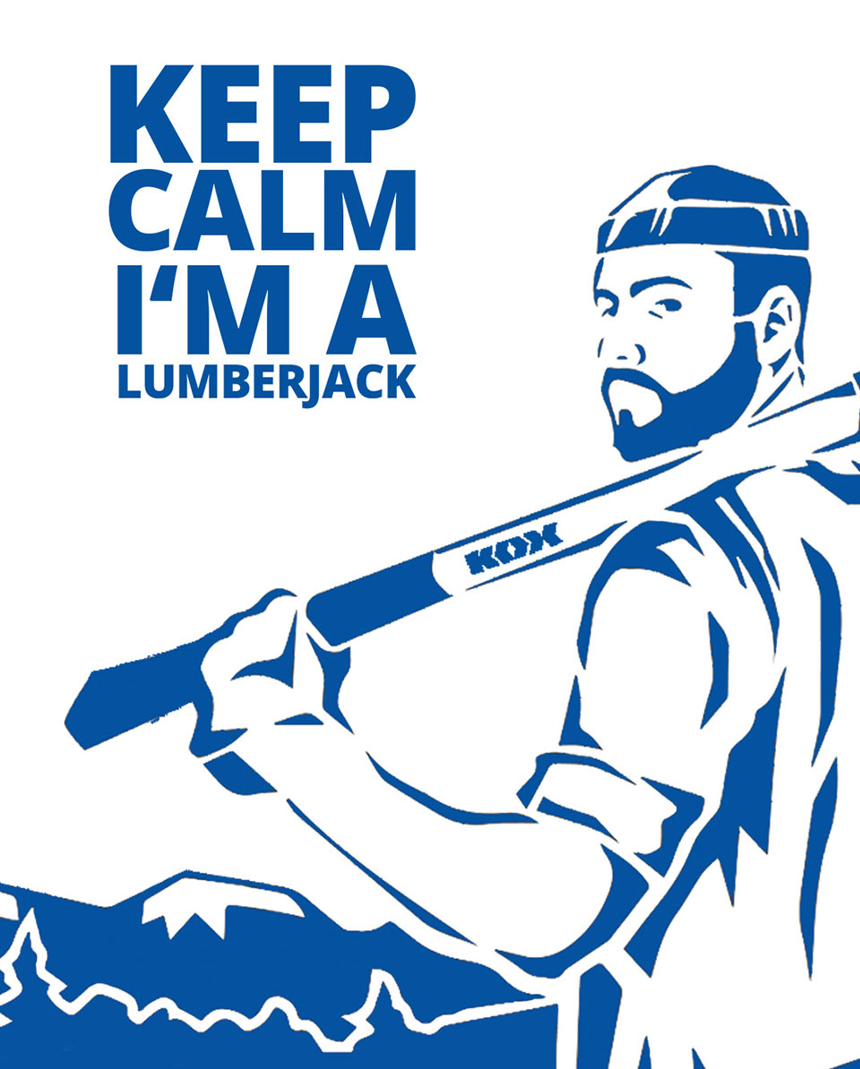 KOX Geschenk-Gutschein Keep calm I'm a lumberjack